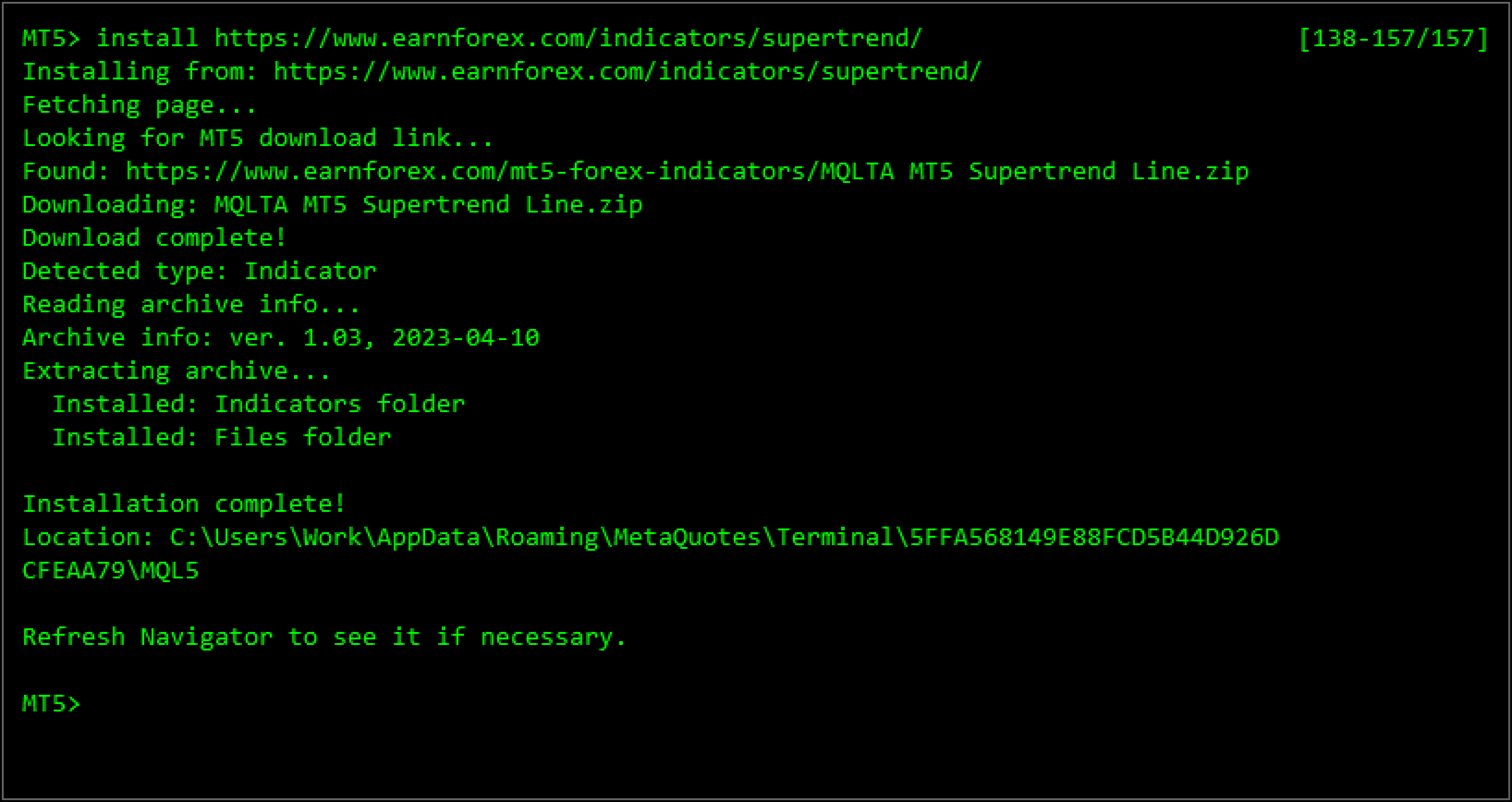 Mt5 Command Line MT5 Console (Command Line Console for MetaTrader 5)