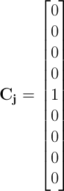 破产风险向量 Cj 示例