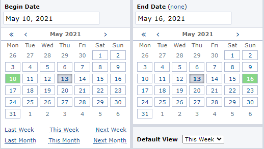 Calendario de Forex Factory - Navegación por el tiempo