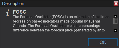 NinjaTrader: описание индикатора FOSC