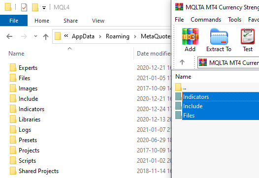 Copying Product Subfolders into MQL4 Folder