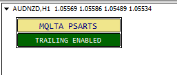 MT4 PSAR Trailing Stop Panel Looks