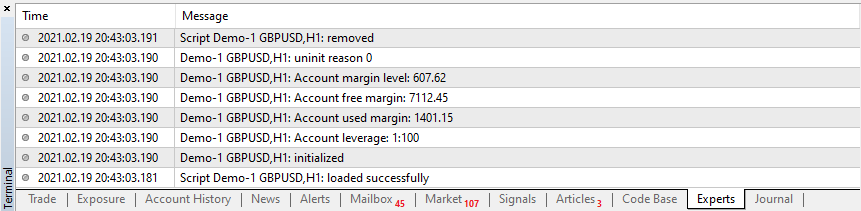 MT4 - Margin and Leverage Information with MQL4 Script